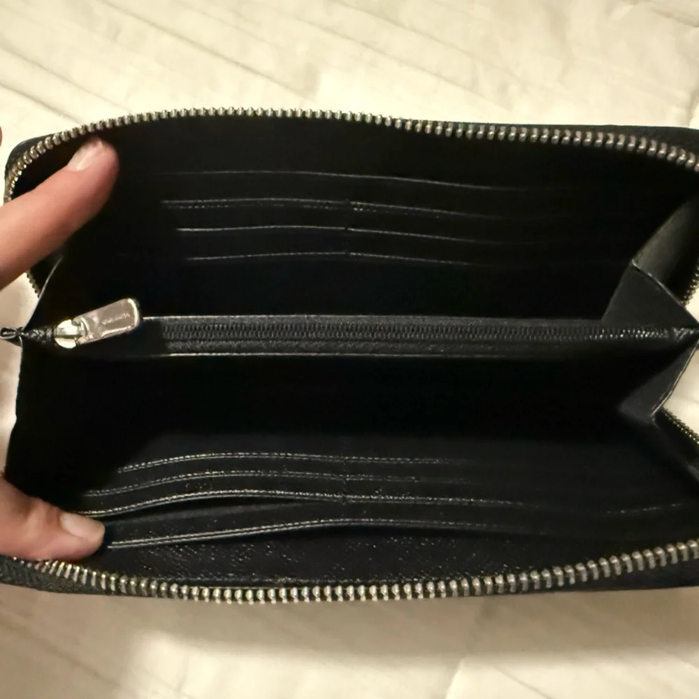 Coach Black Textured Leather Wallet - Picture 2 of 2